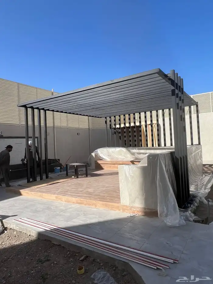 اسلام عليكم باب حديد باب المنيوم شباك المنيوم دربزين استيل 22