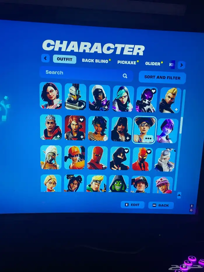 حساب فورت للبيع نادر 2