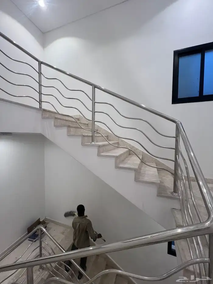 اسلام عليكم باب حديد باب المنيوم شباك المنيوم دربزين استيل 15