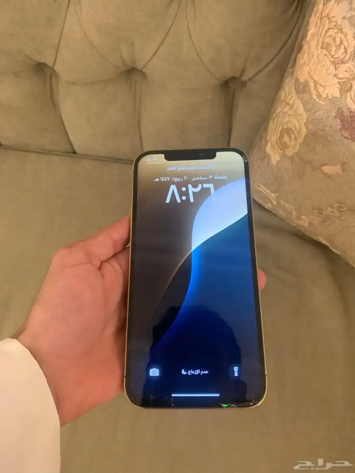 ايفون 12برو ماكس 256g البطارية 75 2