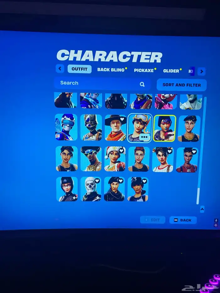 حساب فورت للبيع نادر 7