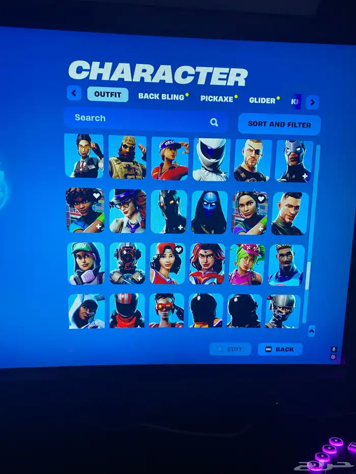 حساب فورت للبيع نادر 5