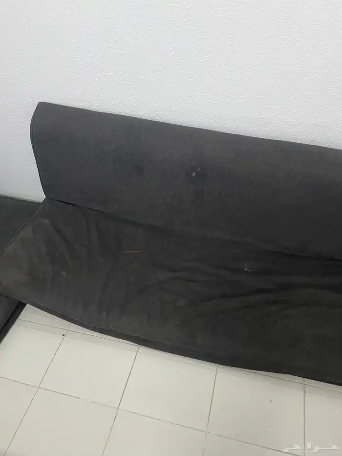 كنب ارضي لون رصاصي غامق 1