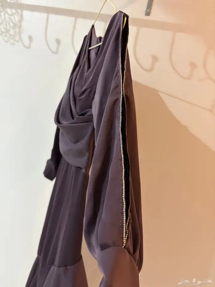 فستان سهرة بنفسجي غامق مقاس سمول نظيف للبيع. 1