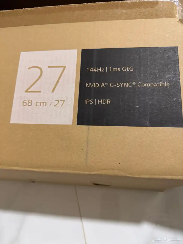 شاشة قيمنق LG ULTRAGEAR 27INCH 4k 144Hz 2