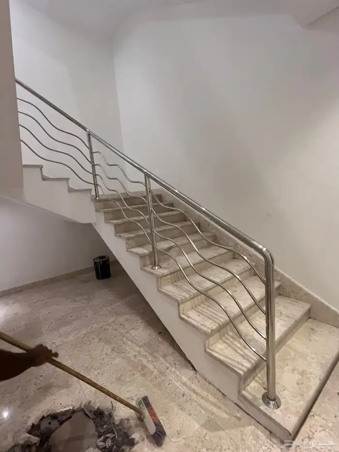 اسلام عليكم باب حديد باب المنيوم شباك المنيوم دربزين استيل 16