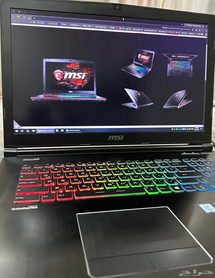 لابتوب العاب قيمنق msi ge72vr 6rf apache pro 3
