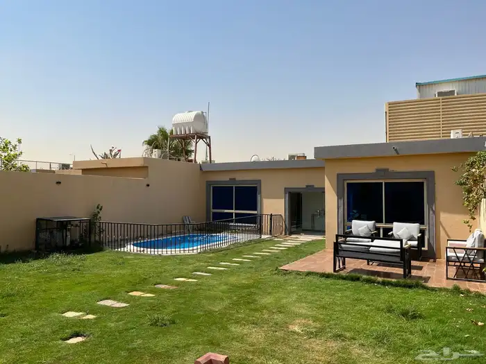 شاليهات تاجير يومي مسابح متدرجة متاح الحجز السبت ب 300ريال 5