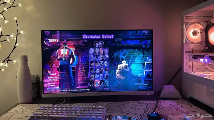 شاشة Asus نظيفة 1080p  180hz  27inch  مستخدمة شهر واحد 3