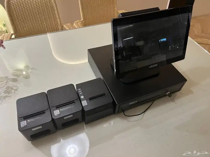 للبيع اجهزة كاشير ( طقم نقاط بيع ) 0