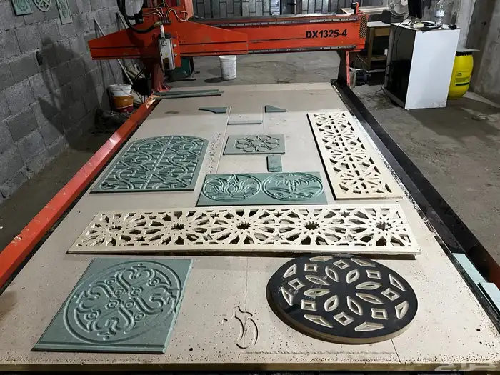 مكينة cnc نحت ليزر خشب و كلادينق 0