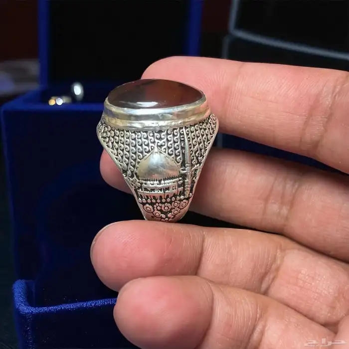 مزاد على خاتم عقيق انتاج ورشة اوبال 1