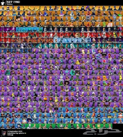 حساب فورت نايت 527 سكن index
