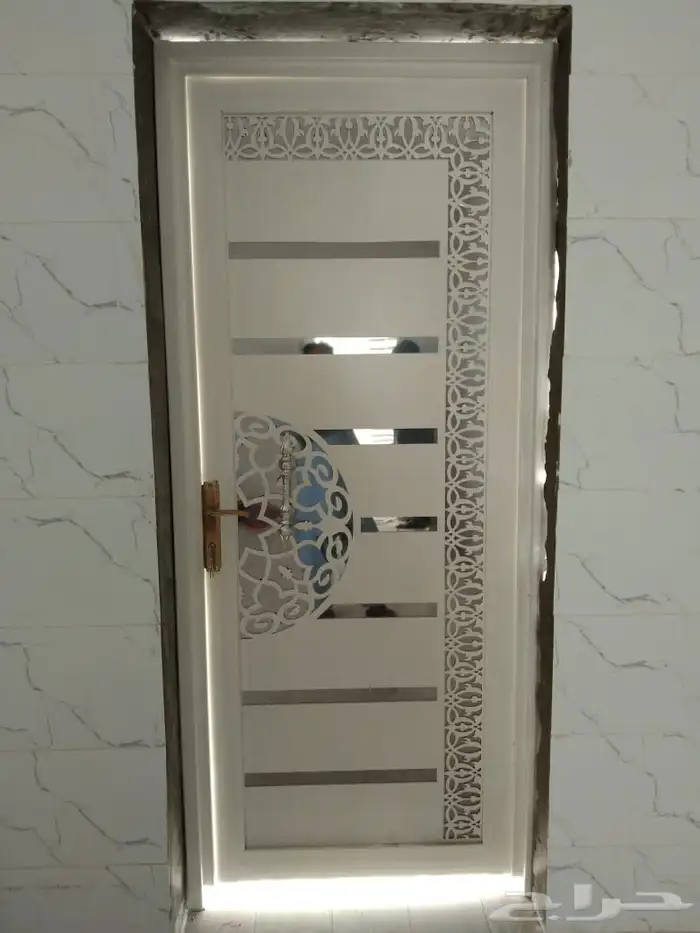 اسلام عليكم باب حديد باب المنيوم شباك المنيوم دربزين استيل 1