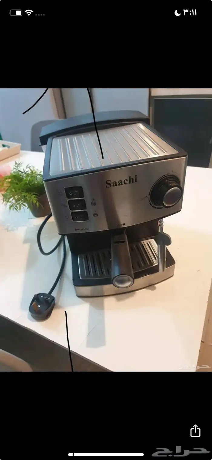 اله قهوه نضيفه على جدا اقبل بدل 0