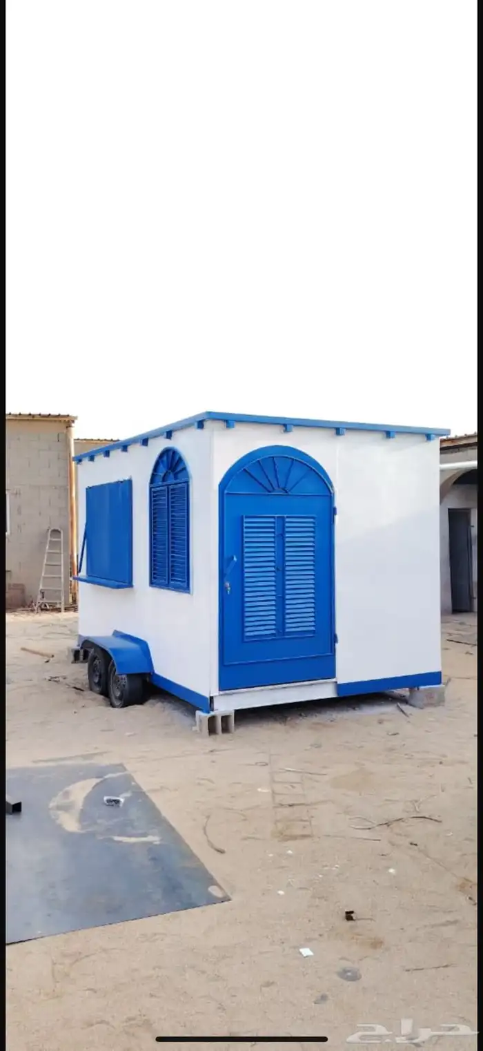 تصميم وتجهيز عربات الفود ترك ومداخل الاستقبال 0
