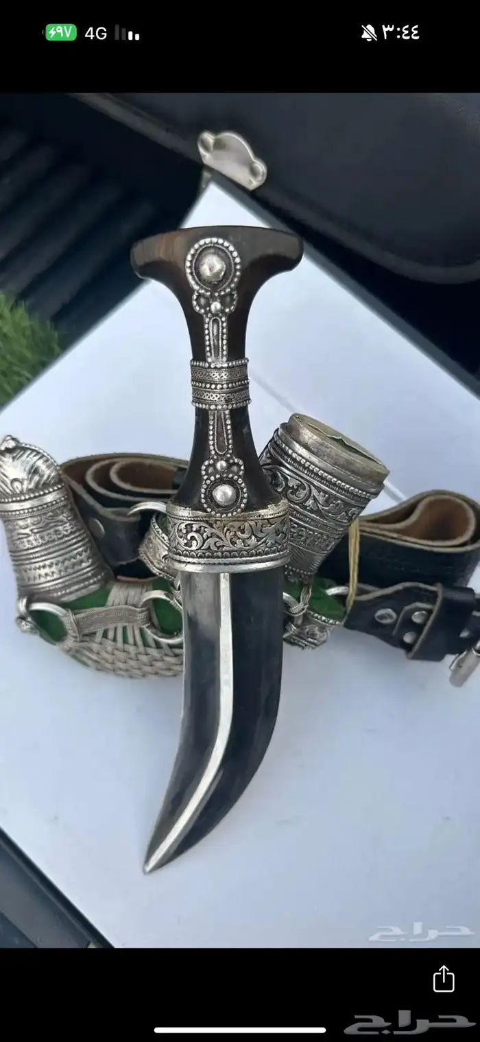 خنجر قرن الصب فضه عماني 1