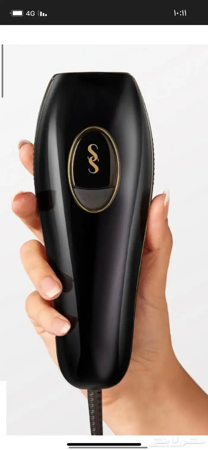 SmoothSkin Pure Fit - جهاز إزالة الشعر بتقنية IPL - أسود 0