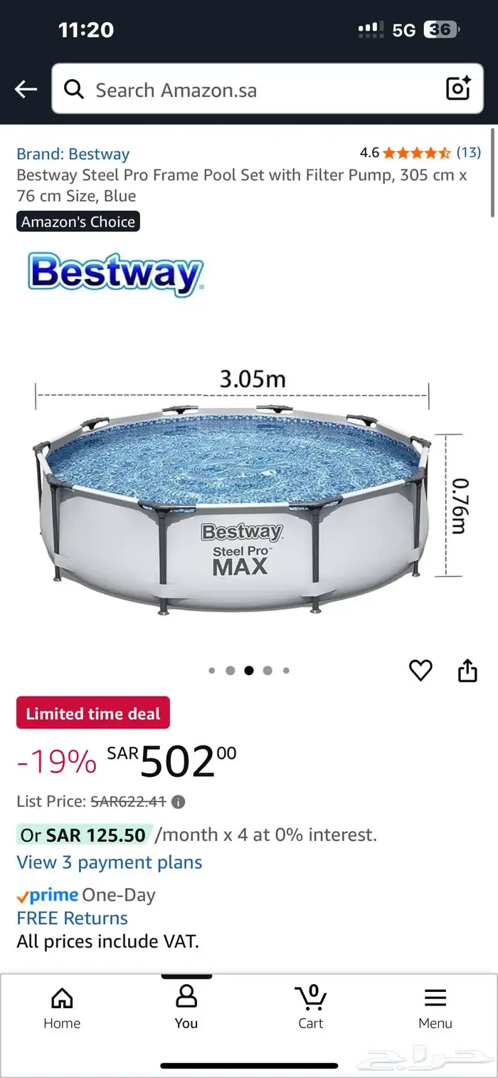 بركة سباحة من بيست وي 0