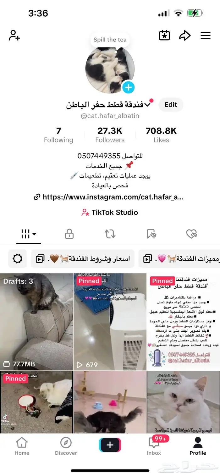 فندقة قطط حفر الباطن 0