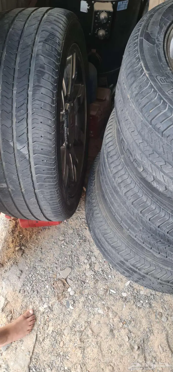 جنوط اسكاليد مقاس 22 مع كفرات 2