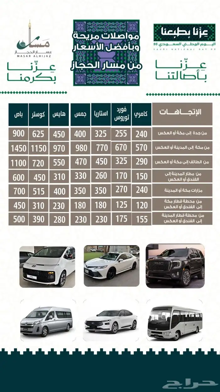 عروض اليوم الوطني من مسار الحجاز السياحية 11