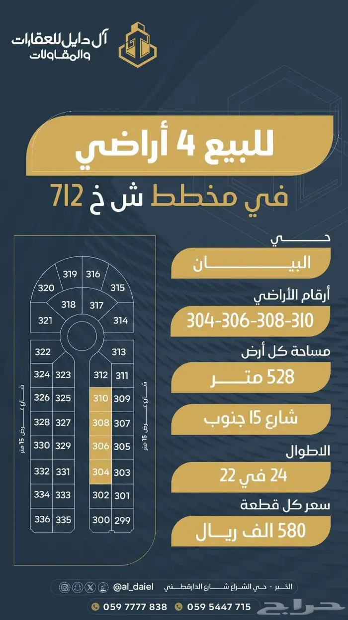 يوجد 55 قطعه للبيع مخططات مختلفه بجميع مخططات العزيزيه 29