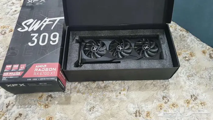 Amd rx 6700 xt 12gb للبيع كرت شاشة مستعمل 4