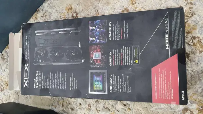 Amd rx 6700 xt 12gb للبيع كرت شاشة مستعمل 10