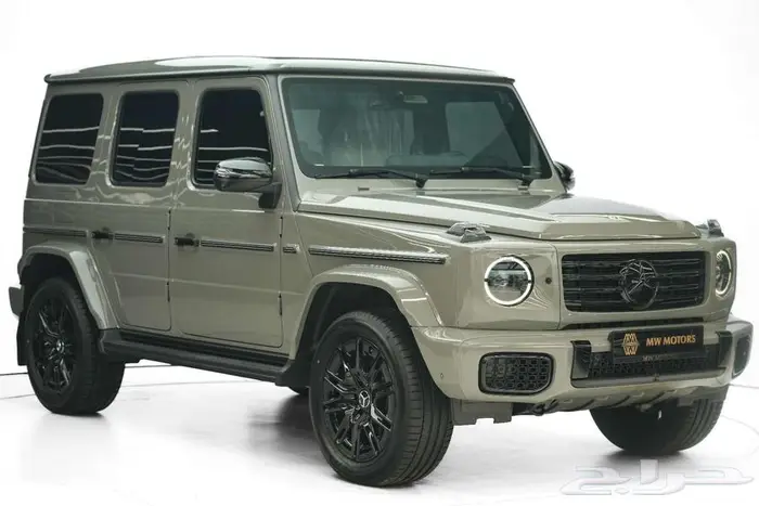 مرسيدس G 500 موديل 2025 أصفار خليجي رمادي أبيض 0