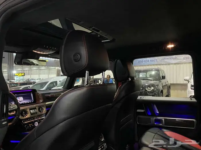 مرسيدس G63 موديل 2019 اسود ماشيه 150الف كم 27