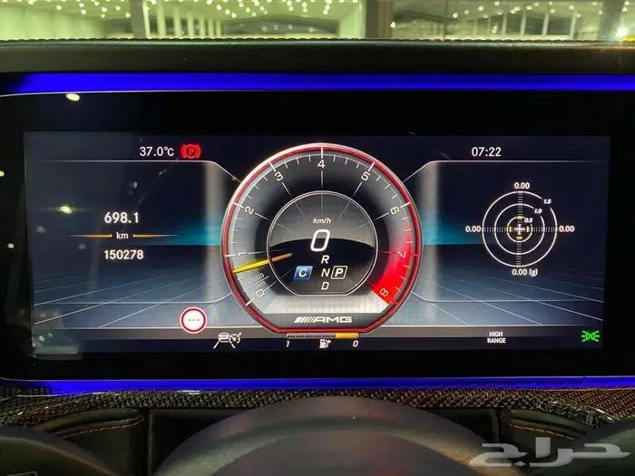 مرسيدس G63 موديل 2019 اسود ماشيه 150الف كم 12