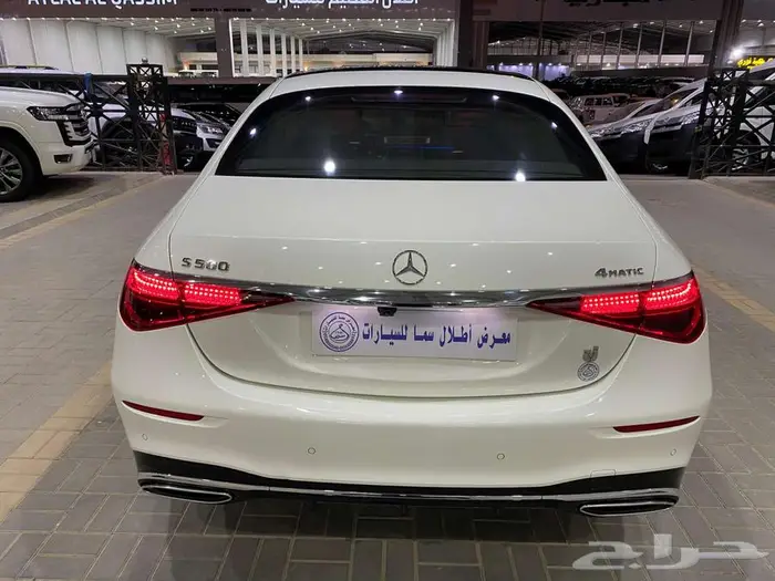 مرسيدس اس 500 موديل 2021 ابيض ماشيه 131000كم 27