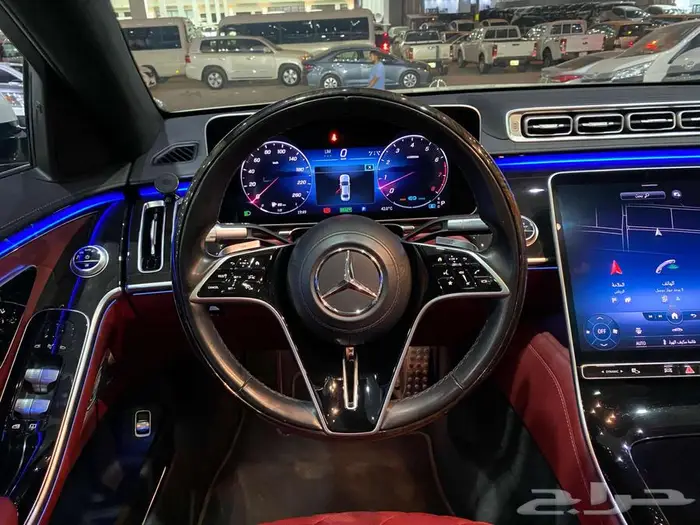 مرسيدس اس 500 موديل 2021 ابيض ماشيه 131000كم 29