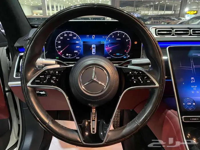 مرسيدس اس 500 موديل 2021 ابيض ماشيه 131000كم 32