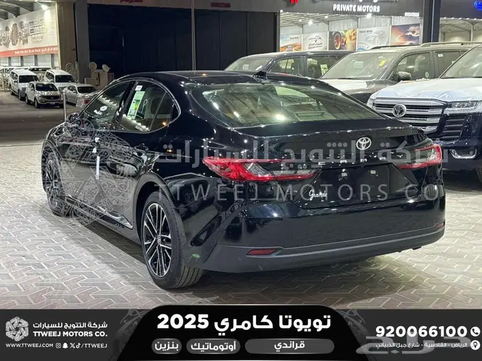 كامري قراندي فل أسود بنزين 2025 اقل سعر كاش واقساط 23