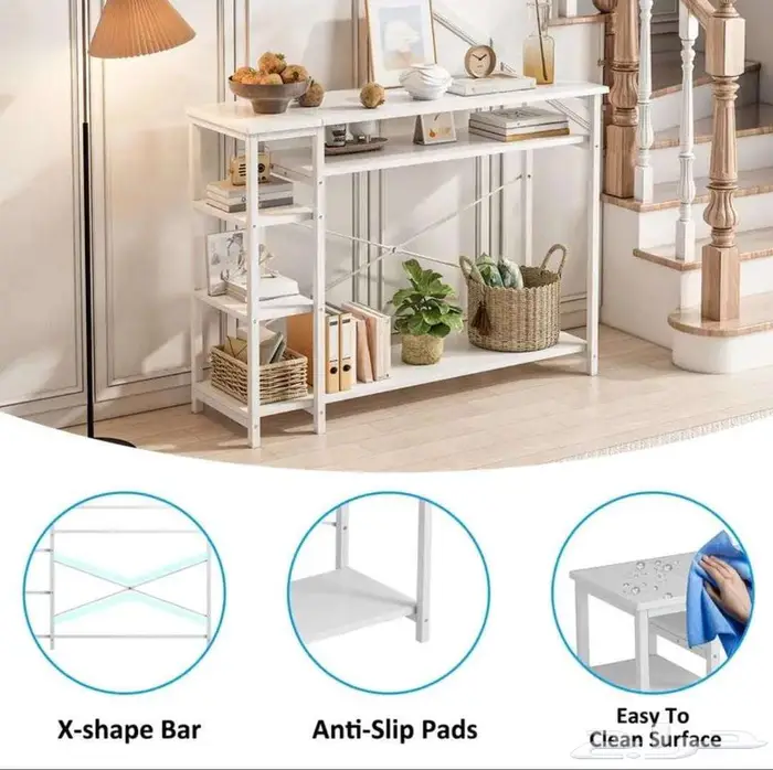 طاولة كونسول طاوله صالة مدخل موفرة للمساحه 5