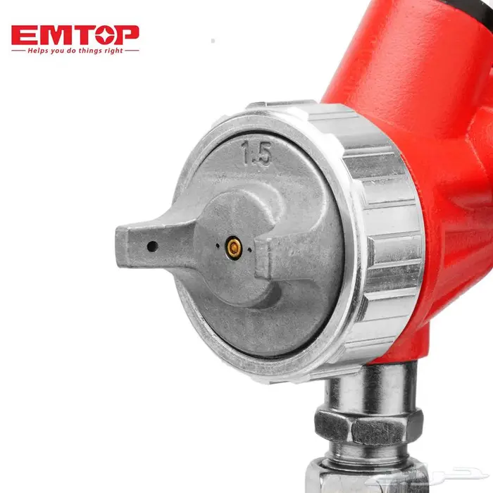 مسدس رش بوية هوائي احترافي EMTOP   سعة 1000cc   أداء عالي 3