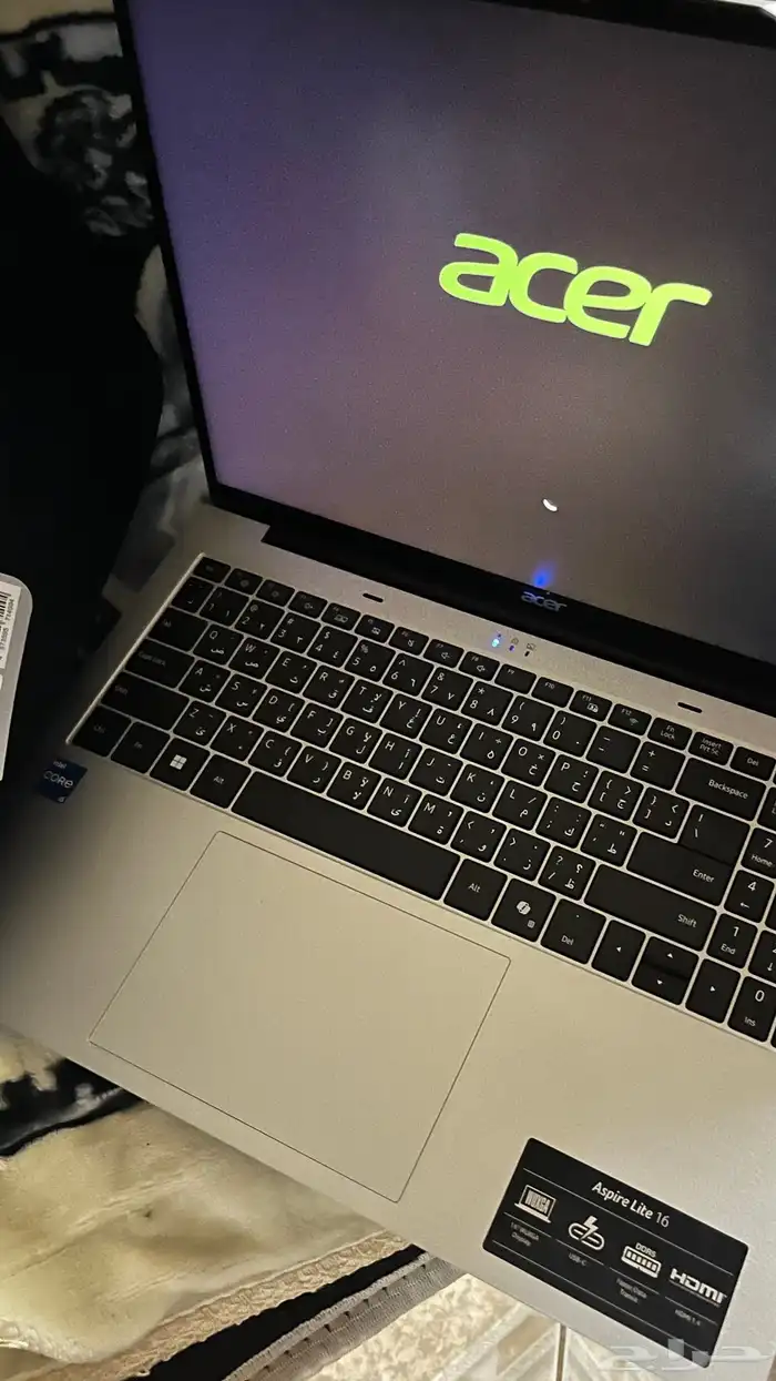 لابتوب للبيع جديد مع كرتونه وفاتوره الشرا 0