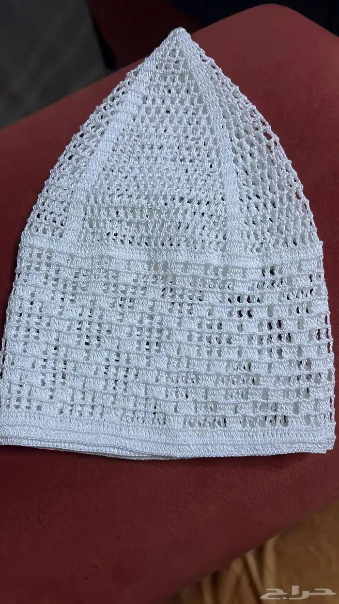 طاقية صلاة رجالية كروشية 1