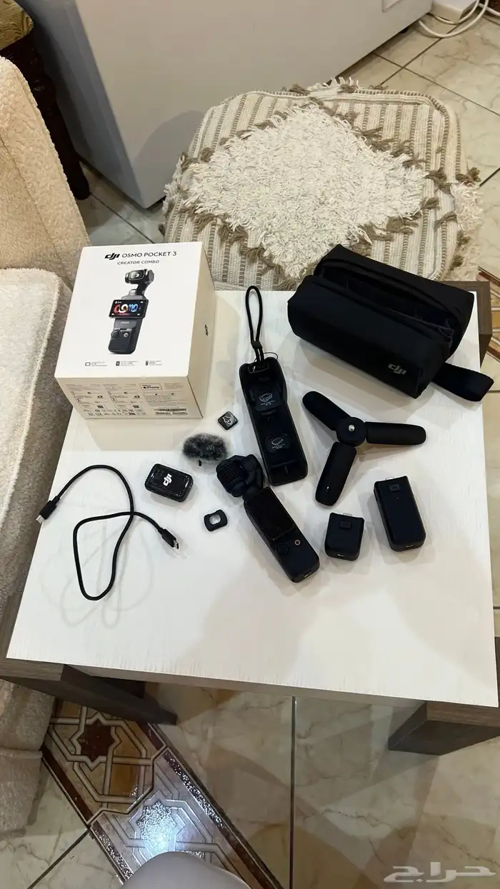 كاميرا dji osmo 3 شبه جديده بكرتونه 5