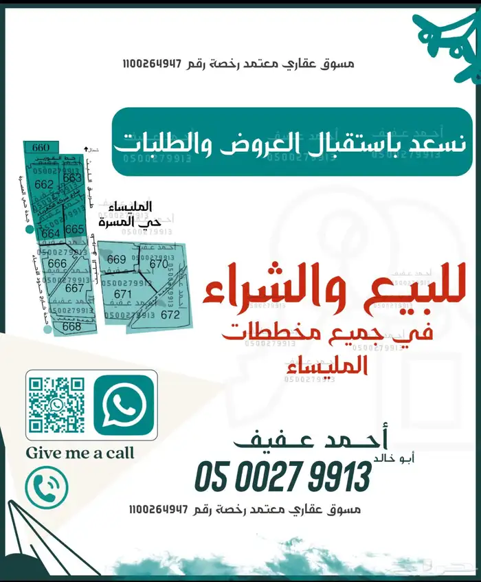 فرص عقارية طيبة مساحة 900 المليساء 0