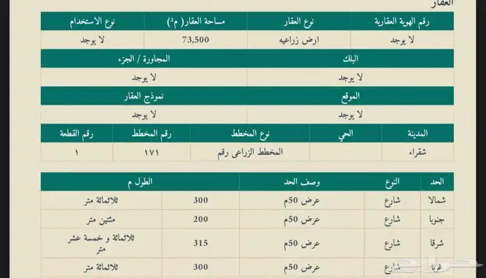 ارض زراعية للبيع 0