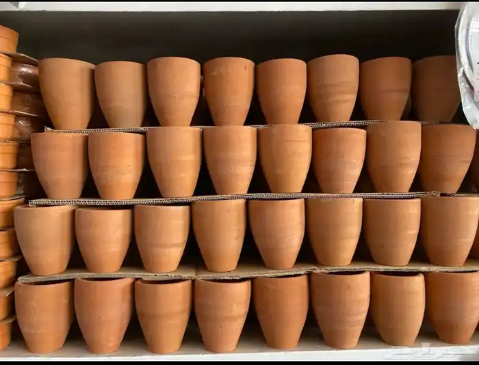 اكواب وأواني فخارية 0