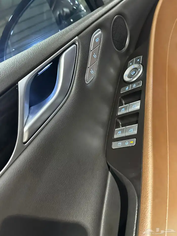 هيونداي جنيسيس اسود 2021 بنزين بطاقة جمركية وارد كوريا 7