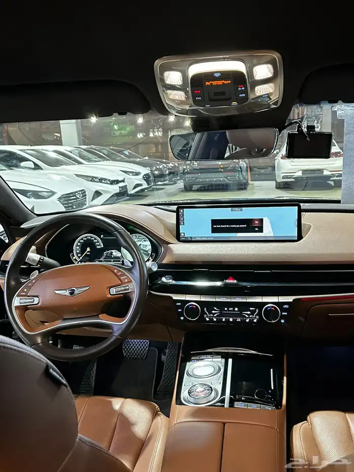 هيونداي جنيسيس اسود 2021 بنزين بطاقة جمركية وارد كوريا 17