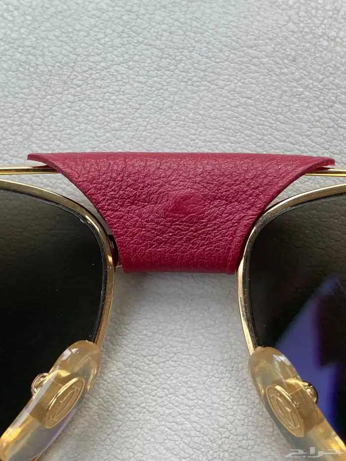 نظارة Cartier Santos-Dumont أصلية  -إصدار نادر-إطار ذهبي 8