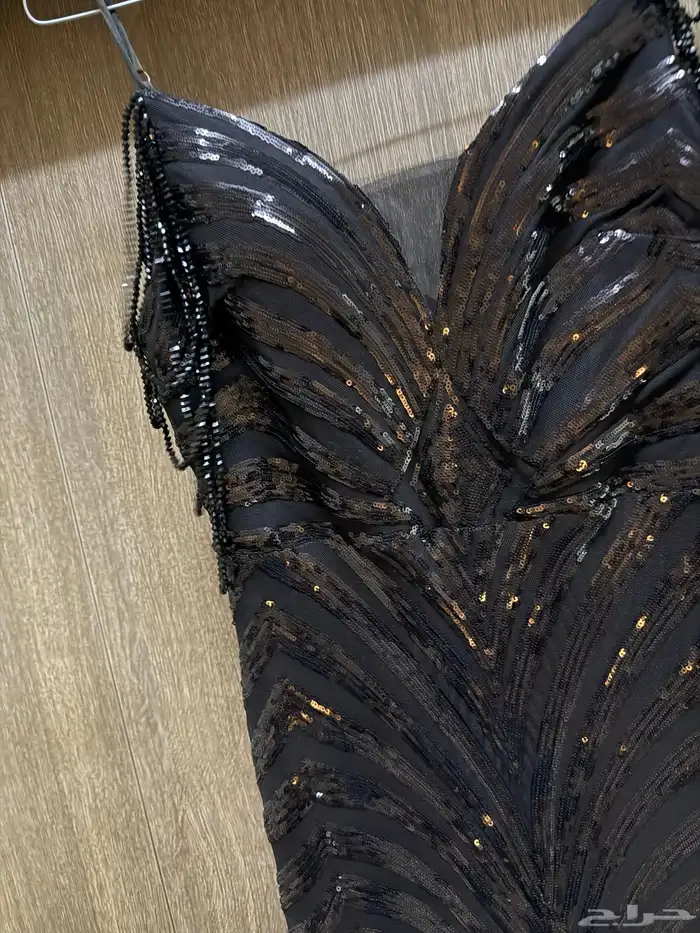 فستان انيق وفخم بالبس شبه جديد ملبوس مره وحده بس 3 ساعات 2