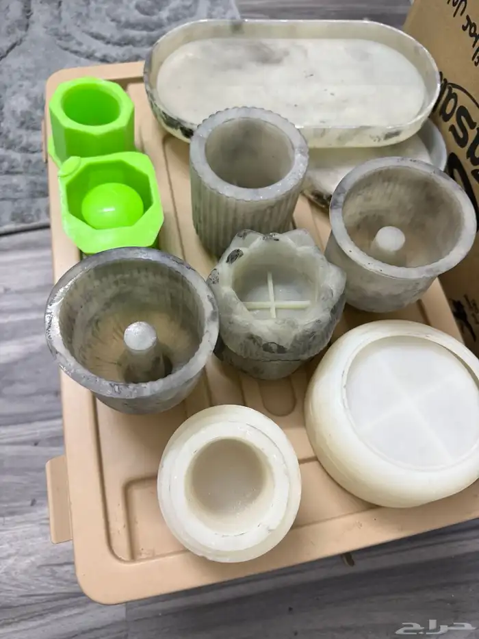 اعمال يدويه بالجبس الفرنسي 1