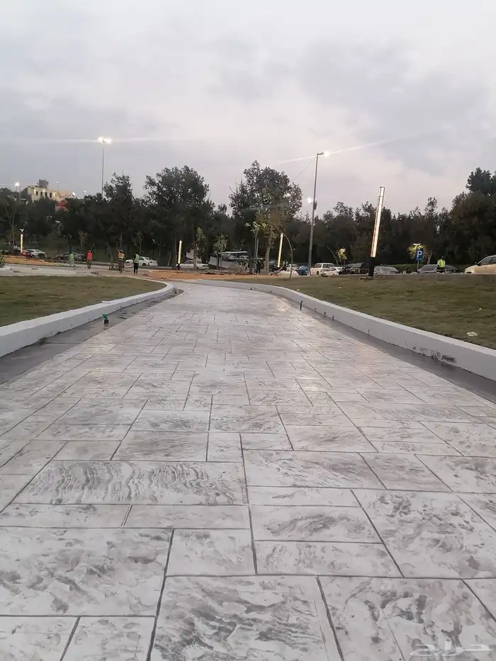 مطبوعة صبة المطبوعة الملونة ديكور الختام صبة الأرضيات مطبوعة 0